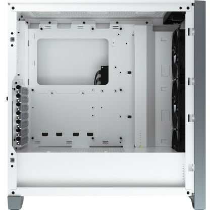 Alternate-Image7 Image for Corsair iCUE 4000X RGB Tempered Glass Mid-Tower ATX Case - White