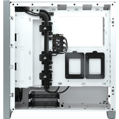 Alternate-Image6 Image for Corsair iCUE 4000X RGB Tempered Glass Mid-Tower ATX Case - White