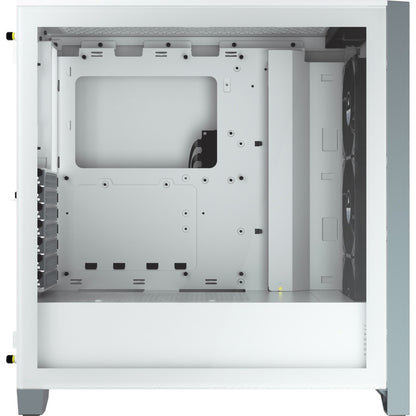 Alternate-Image8 Image for Corsair iCUE 4000X RGB Tempered Glass Mid-Tower ATX Case - White