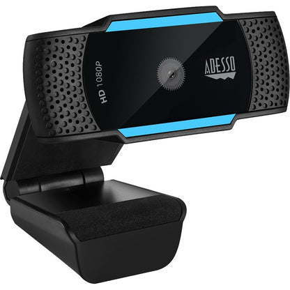 Main Image for Adesso CyberTrack H5 1080P Webcam - 2.1 Megapixel - 30 fps - USB 2.0 - Auto Focus - Built-In MIC - Tripod Mount - Privacy Shutter Cover