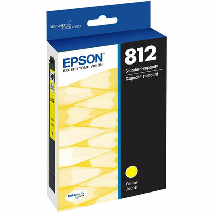 Main Image for Epson DURABrite Ultra T812 Original Standard Yield Inkjet Ink Cartridge - Yellow - 1 Each