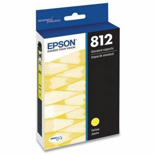 Alternate-Image1 Image for Epson DURABrite Ultra T812 Original Standard Yield Inkjet Ink Cartridge - Yellow - 1 Each