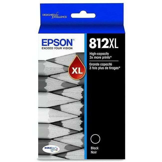Main Image for Epson T812 Original High Yield Inkjet Ink Cartridge - Black - 1 Each