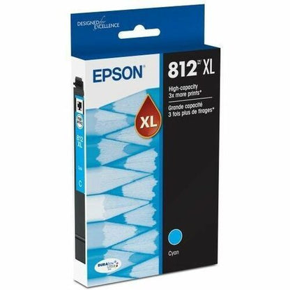 Main Image for Epson DURABrite Ultra T812 Original High Yield Inkjet Ink Cartridge - Cyan - 1 Each