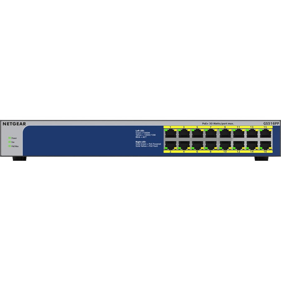 Alternate-Image8 Image for Netgear GS516PP Ethernet Switch