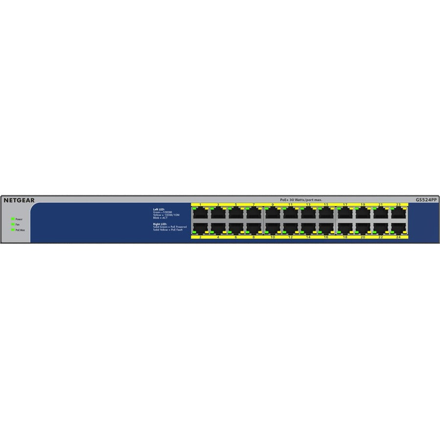 Alternate-Image6 Image for Netgear GS524PP Ethernet Switch