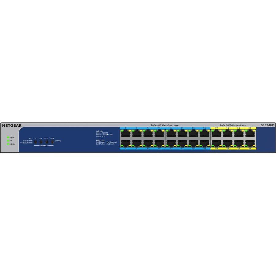 Alternate-Image3 Image for Netgear GS524UP Ethernet Switch