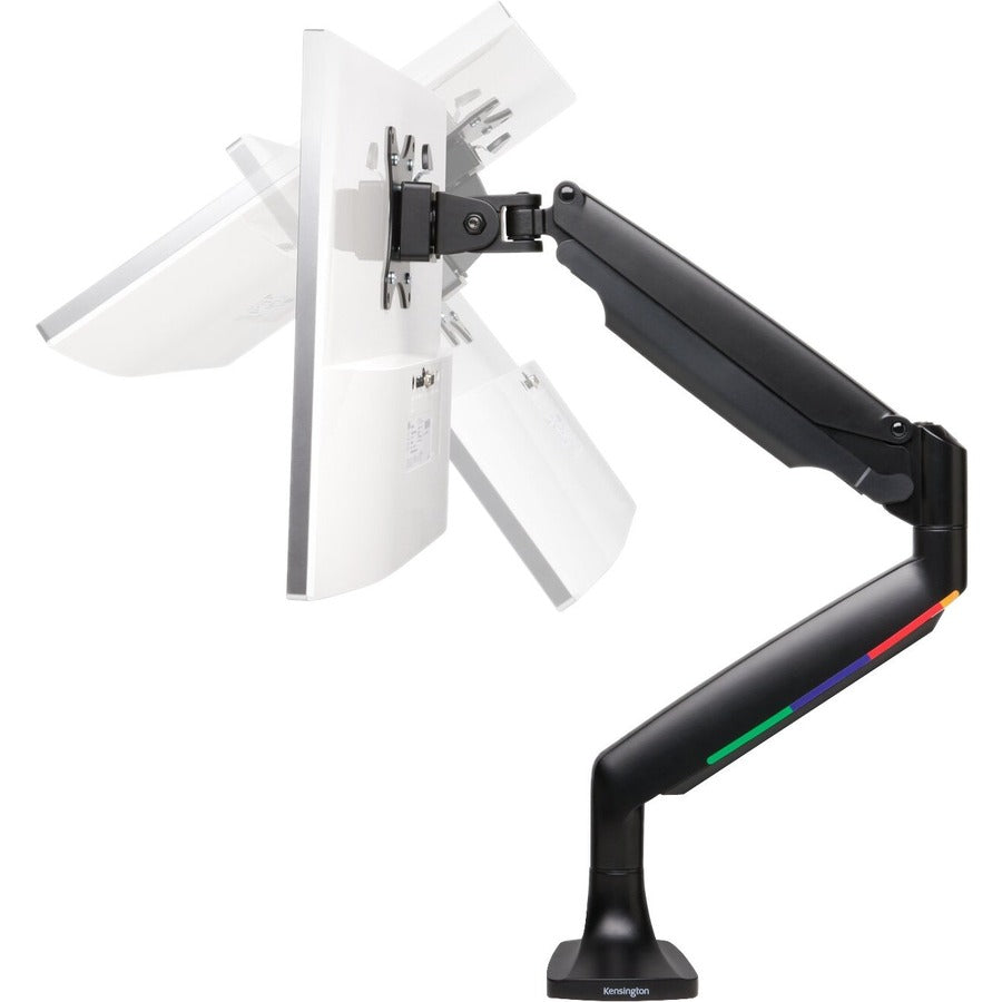 Left Image for Kensington SmartFit Mounting Arm for Monitor, Flat Panel Display, Curved Screen Display - Black - Landscape/Portrait