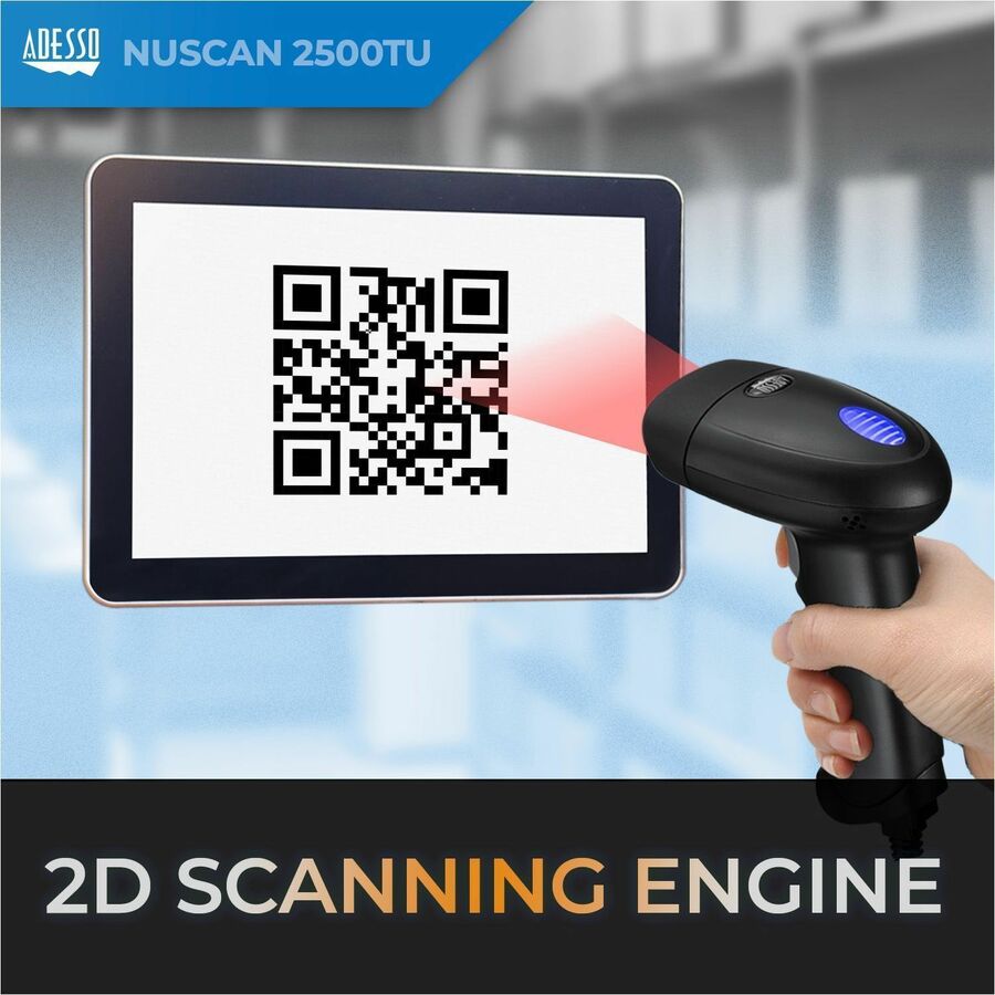 Alternate-Image4 Image for Adesso NuScan 2600U - Handheld 2D Barcode Scanner