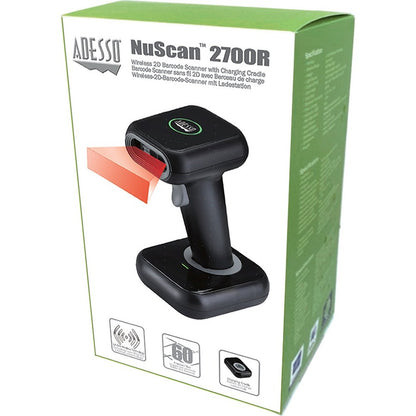 Alternate-Image8 Image for Adesso NuScan 2700R 2D Wireless Barcode Scanner with Charging Cradle