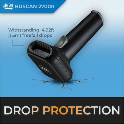 Alternate-Image4 Image for Adesso NuScan 2700R 2D Wireless Barcode Scanner with Charging Cradle