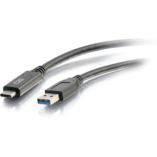Main Image for C2G 3ft (0.9m) USB-C&reg; to USB-A 3.2 Gen 1 (5Gbps) Cable M/M - Black