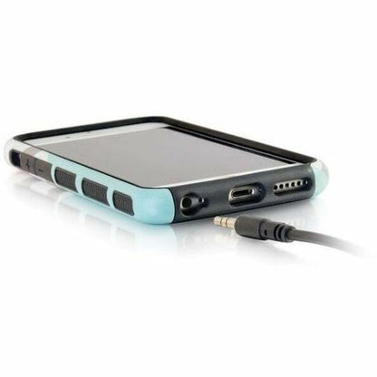 Alternate-Image2 Image for C2G 10 ft Slim Aux 3.5mm Audio Cable - M/M - Black