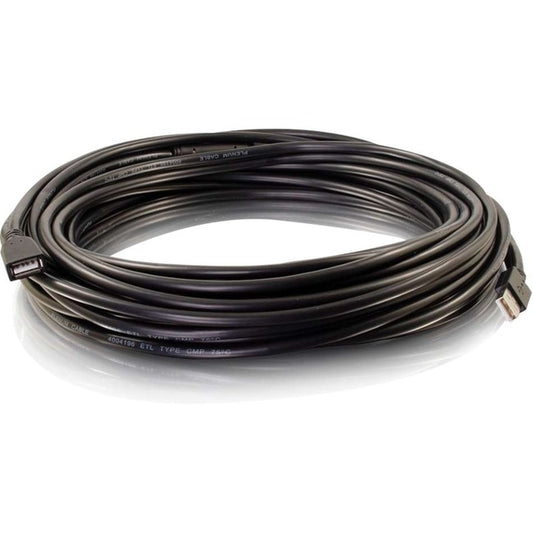 Main Image for C2G 50ft (15.2m) USB-A Male to Female Active Extension Cable - Plenum, CMP-Rated