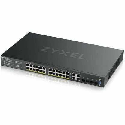 Alternate-Image3 Image for ZYXEL GS2220-28HP 24-Port Gigabit L2+ Managed and Nebula Pro Cloud Managed Switch | 24 PoE+ Ports at 375W with 4 SFP Uplinks