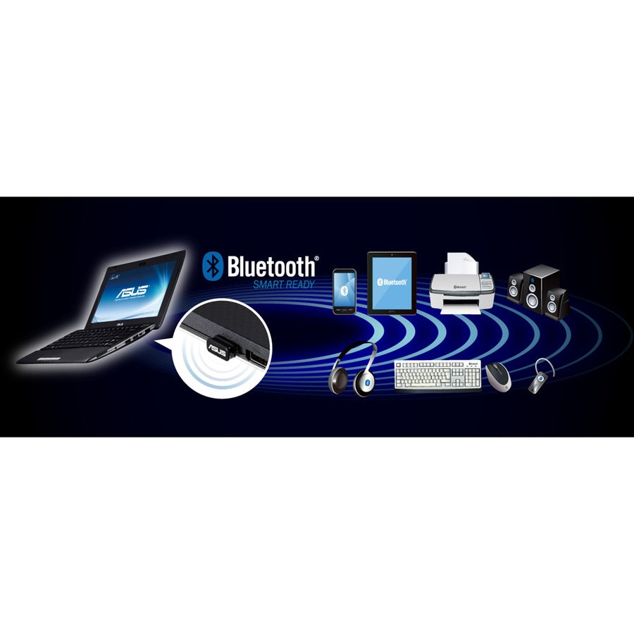 Alternate-Image1 Image for Asus USB-BT500 Bluetooth 5.0 Bluetooth Adapter for Desktop Computer, Headset, Keyboard, Printer, Smartphone, Speaker