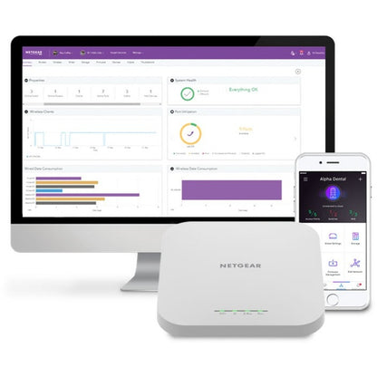 Alternate-Image3 Image for Netgear WAX610 Wi-Fi 6 IEEE 802.11 a/b/g/n/ac/ax/i 1.80 Gbit/s Wireless Access Point - Indoor