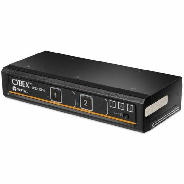 Alternate-Image1 Image for Vertiv Avocent Cybex SC800 Secure Desktop KVM, Single Head Monitor, 2 Port, NIAP V4.0 Certified, TAA Compliant, Common Criteria PP3.0 (SC820DPH-400)
