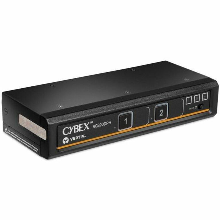 Alternate-Image2 Image for Vertiv Avocent Cybex SC800 Secure Desktop KVM, Single Head Monitor, 2 Port, NIAP V4.0 Certified, TAA Compliant, Common Criteria PP3.0 (SC820DPH-400)