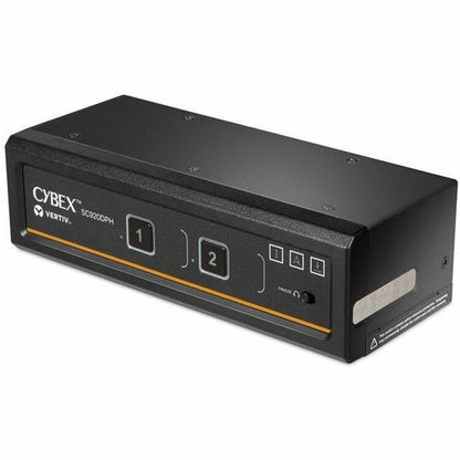 Alternate-Image1 Image for Vertiv Avocent Cybex SC900 Secure Desktop KVM Switch, Dual Head Monitor, 2 Port, Common Access Card, NIAP Version 4.0, TAA Compliant (SC920DPH-400)
