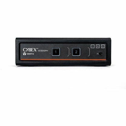 Alternate-Image2 Image for Vertiv Avocent Cybex SC900 Secure Desktop KVM Switch, Dual Head Monitor, 2 Port, Common Access Card, NIAP Version 4.0, TAA Compliant (SC920DPH-400)