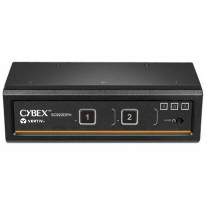 Main Image for Vertiv Avocent Cybex SC900 Secure Desktop KVM Switch, Dual Head Monitor, 2 Port, Common Access Card, NIAP Version 4.0, TAA Compliant (SC920DPH-400)