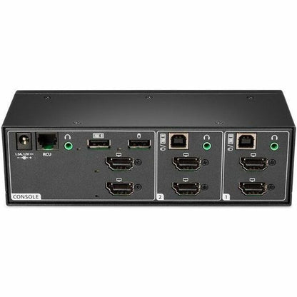 Alternate-Image3 Image for Vertiv Avocent Cybex SC900 Secure Desktop KVM Switch, Dual Head Monitor, 2 Port, Common Access Card, NIAP Version 4.0, TAA Compliant (SC920DPH-400)