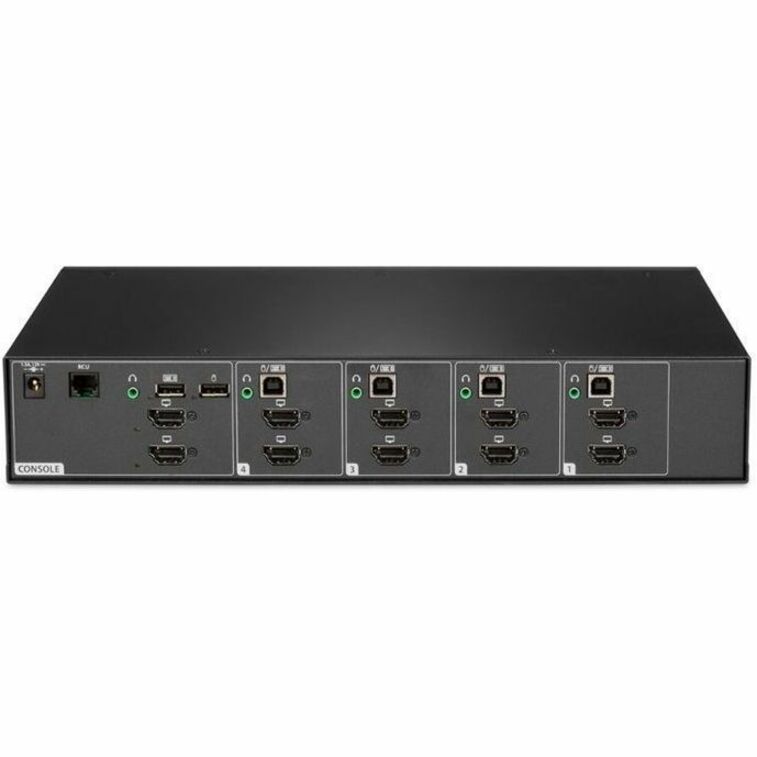 Alternate-Image3 Image for Vertiv Avocent Cybex SC900 Secure Desktop KVM Switch, Dual Head Monitor, 4 Port, Common Access Card, NIAP Version 4.0, TAA Compliant (SC940DPH-400)