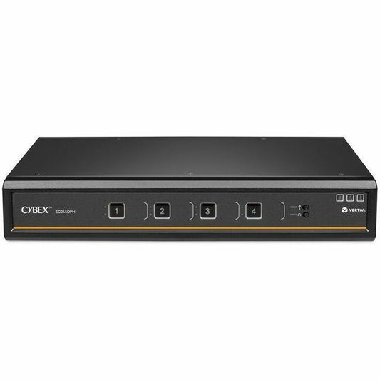 Main Image for Vertiv Avocent Cybex SC900 Secure KVM Dual Head 4 Port Universal and DPP NIAP version 4.0 Certified, TAA Compliant (SC945DPH-400)