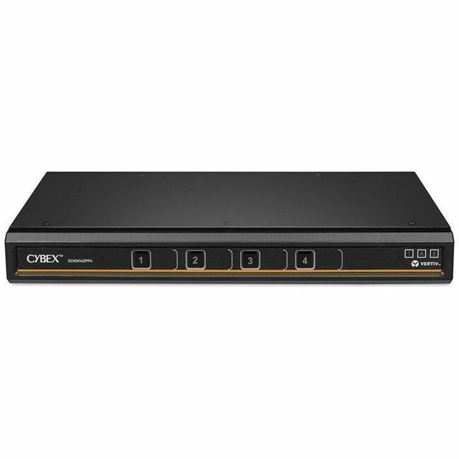 Main Image for Vertiv Avocent Cybex SCKM100 Secure Desktop KVM Switch, 4 Port, Dedicated Peripheral Port, NIAP Version 4.0 Certified, TAA Compliant (SCKM140PP4-400)