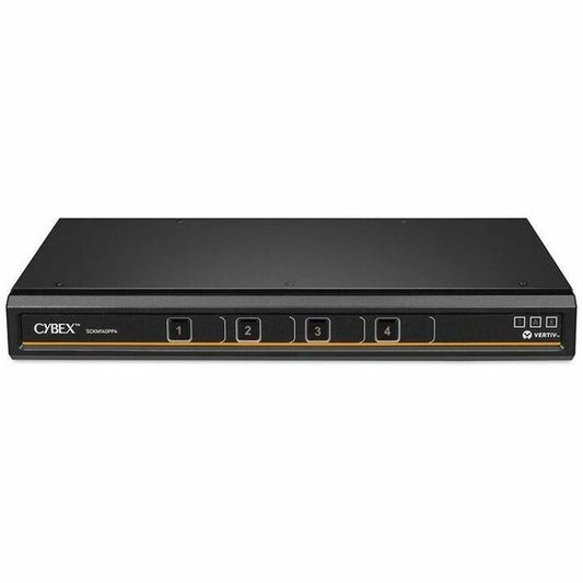 Main Image for Vertiv Avocent Cybex SCKM100 Secure Desktop KVM Switch, 4 Port, Dedicated Peripheral Port, NIAP Version 4.0 Certified, TAA Compliant (SCKM140PP4-400)