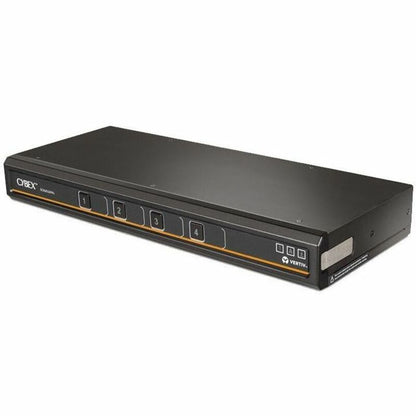 Alternate-Image1 Image for Vertiv Avocent Cybex SCKM100 Secure Desktop KVM Switch, 4 Port, Dedicated Peripheral Port, NIAP Version 4.0 Certified, TAA Compliant (SCKM140PP4-400)