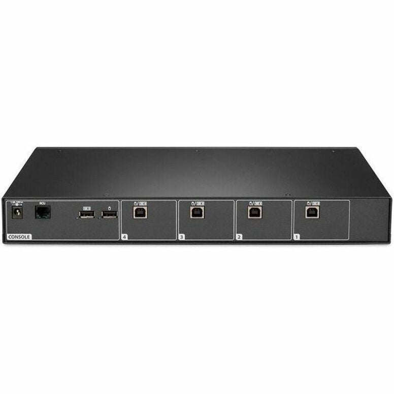 Alternate-Image3 Image for Vertiv Avocent Cybex SCKM100 Secure Desktop KVM Switch, 4 Port, Dedicated Peripheral Port, NIAP Version 4.0 Certified, TAA Compliant (SCKM140PP4-400)