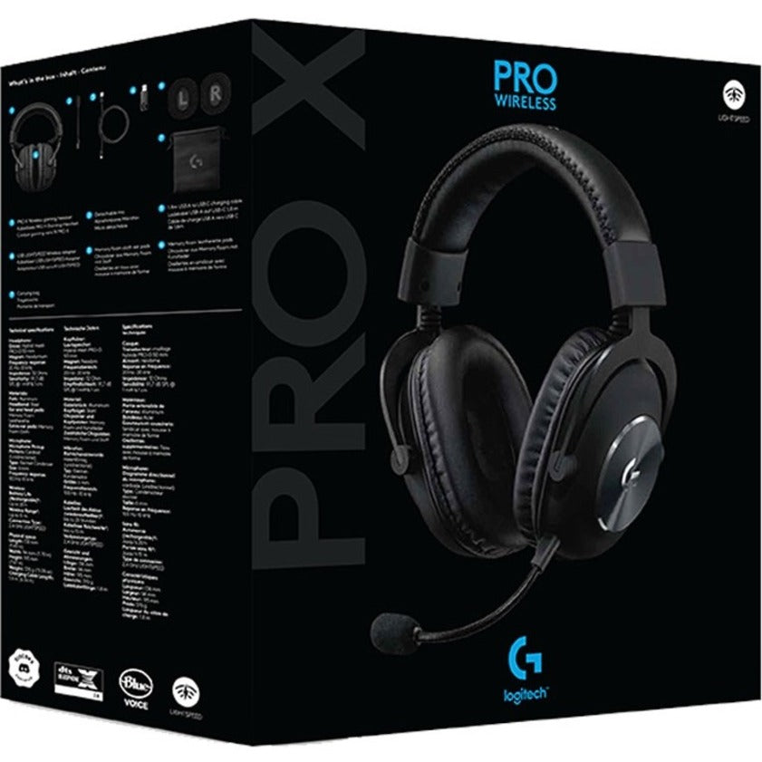 Alternate-Image2 Image for Logitech PRO X Wireless Lightspeed Gaming Headset