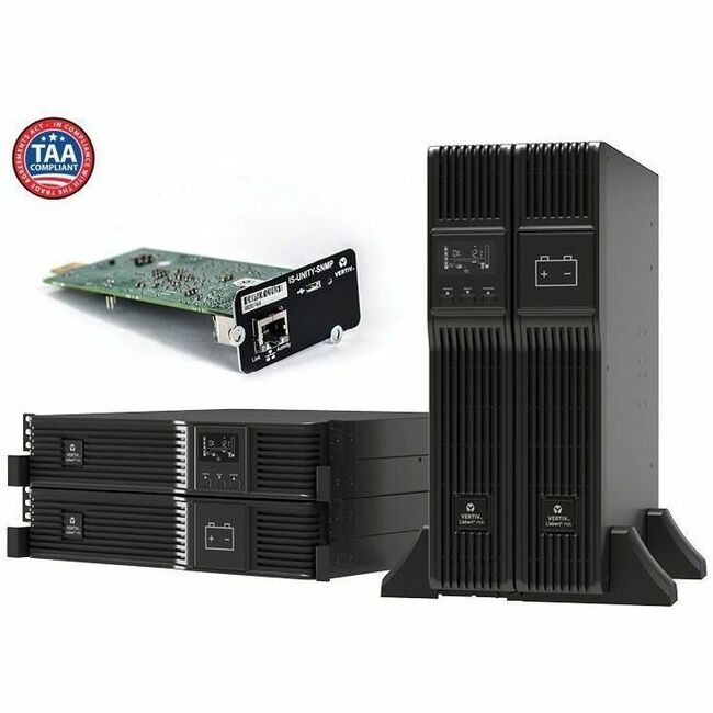 Main Image for Vertiv Liebert PSI5 UPS 1500VA 1350W TAA AVR Tower/Rack with Network Card