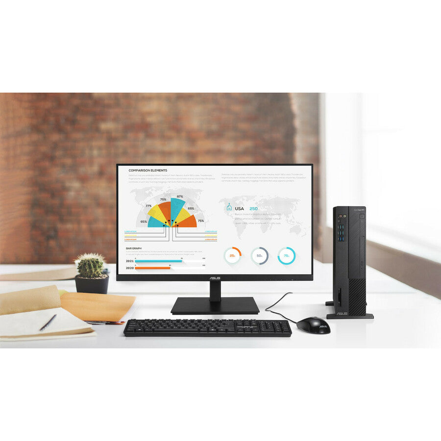 Life-Style Image for Asus VA27DQSB 27" Class Full HD LCD Monitor - 16:9 - Black