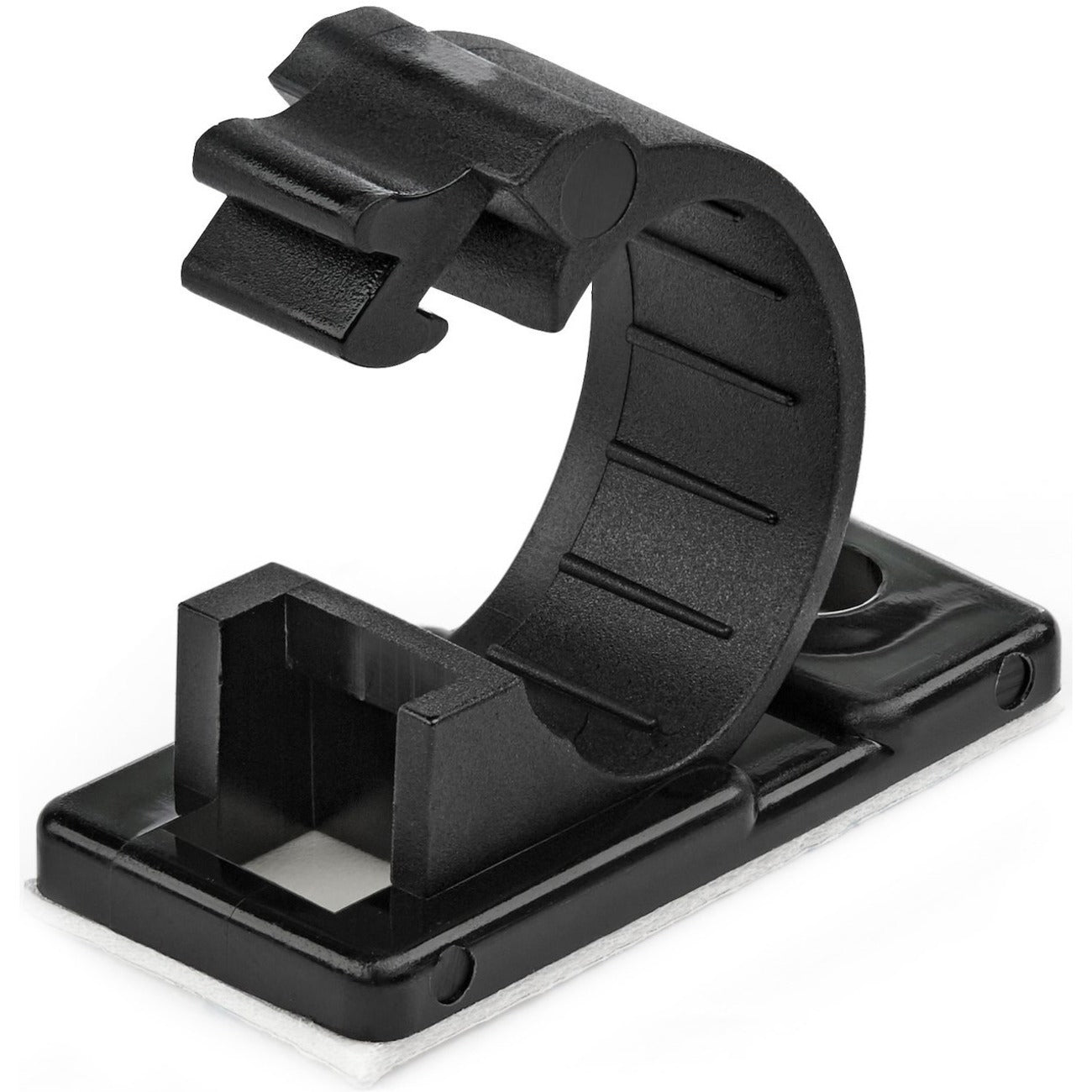Main Image for StarTech.com 100 Self Adhesive Cable Management Clips - Ethernet/Network Cable/Office Desk Cord Organizer - Sticky Wire Holder/Clamp Black