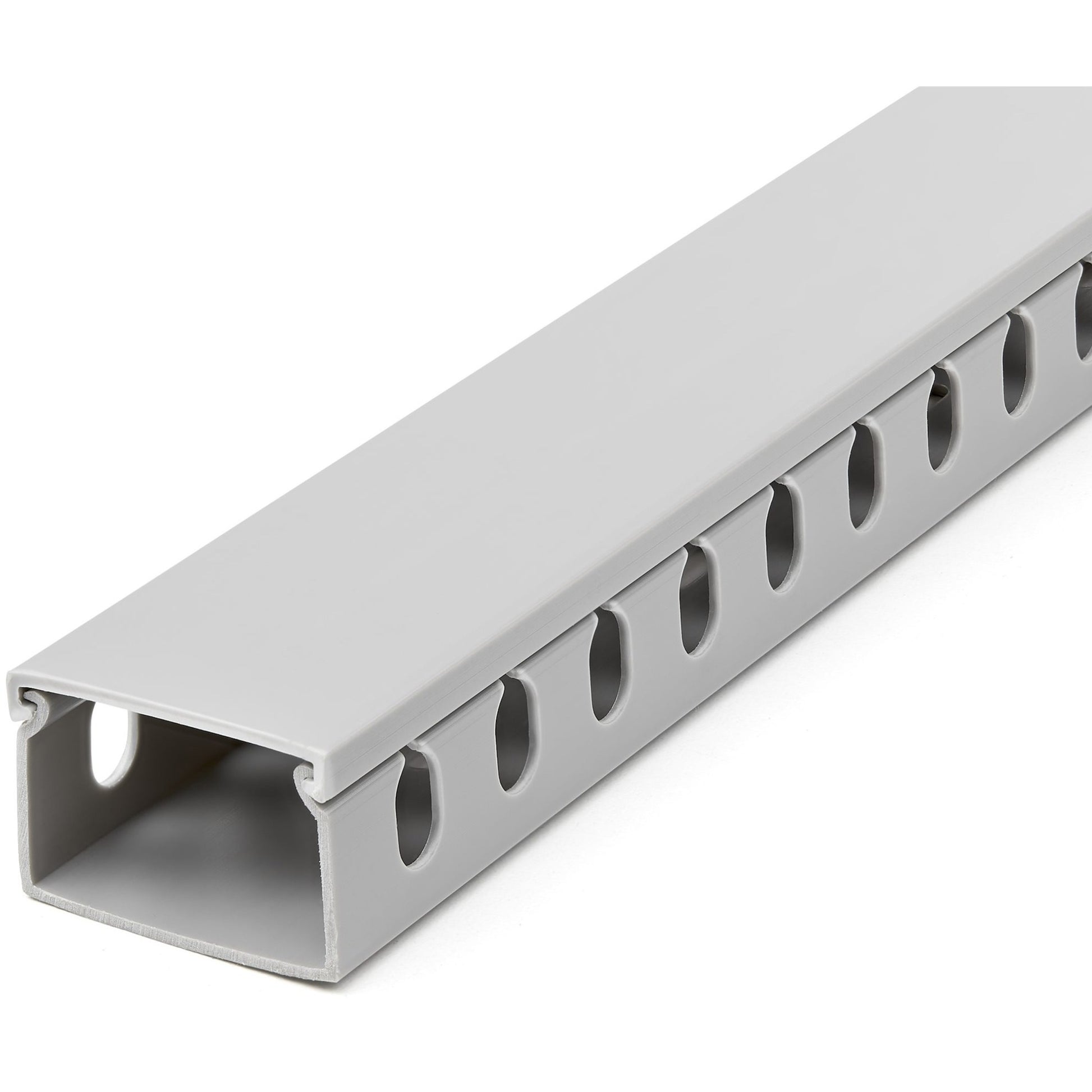 Main Image for StarTech Cable Management Raceway with Cover 1-1/2"(38mm)W x 1"(25mm)H, 6.5ft(2m) length, 3/8"(8mm) Slots, Wall Wire Duct, UL Listed