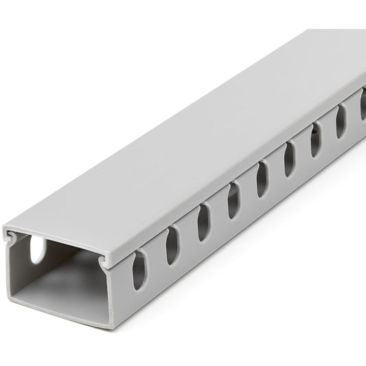 Main Image for StarTech.com Cable Management Raceway with Cover 1-1/2"(38mm)W x 1"(25mm)H, 6.5ft(2m) length, 3/8"(8mm) Slots, Wall Wire Duct, UL Listed