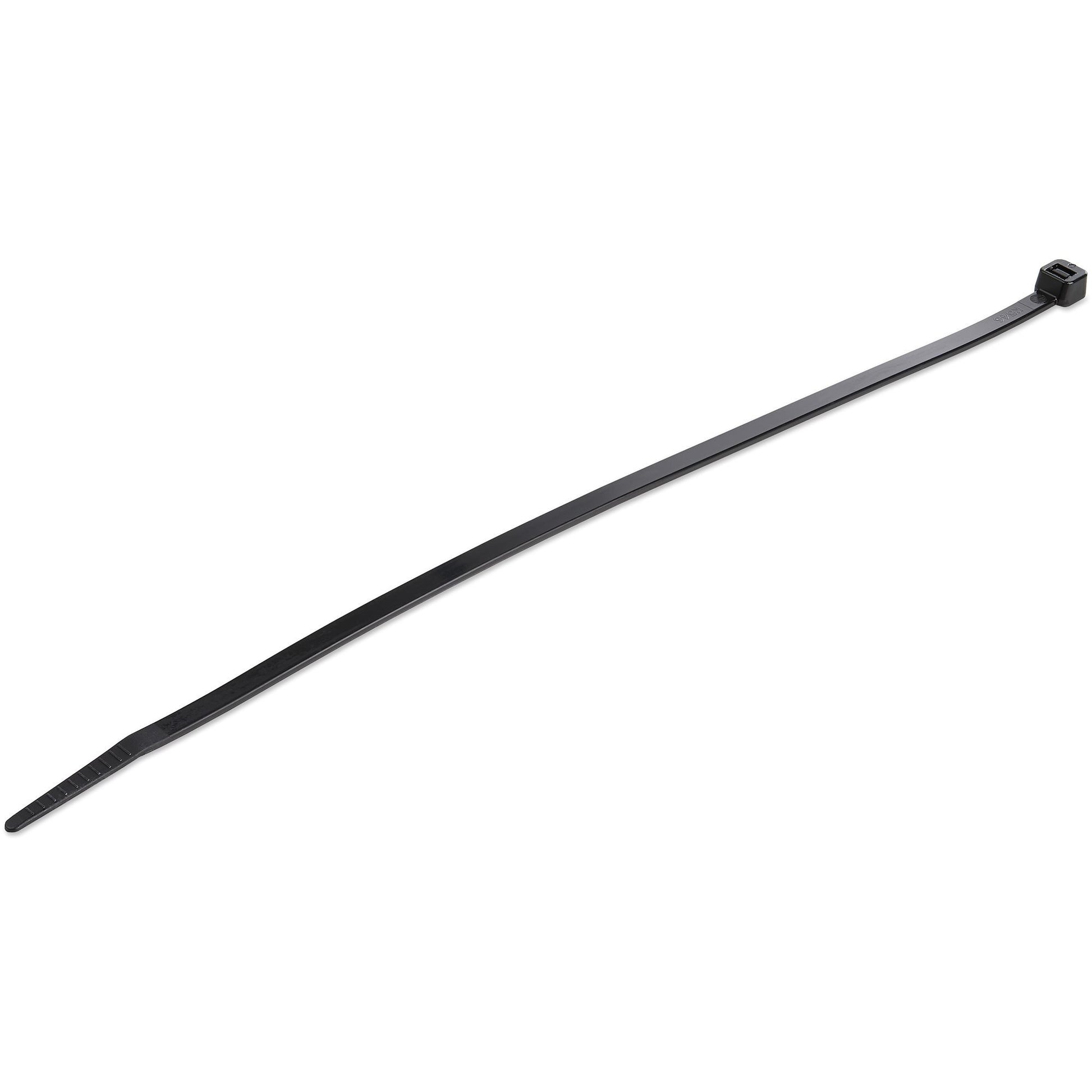 Main Image for StarTech.com 10"(25cm) Cable Ties, 2-5/8"(68mm) Dia, 50lb(22kg) Tensile Strength, Nylon Self Locking Ties, UL Listed, 100 Pack, Black