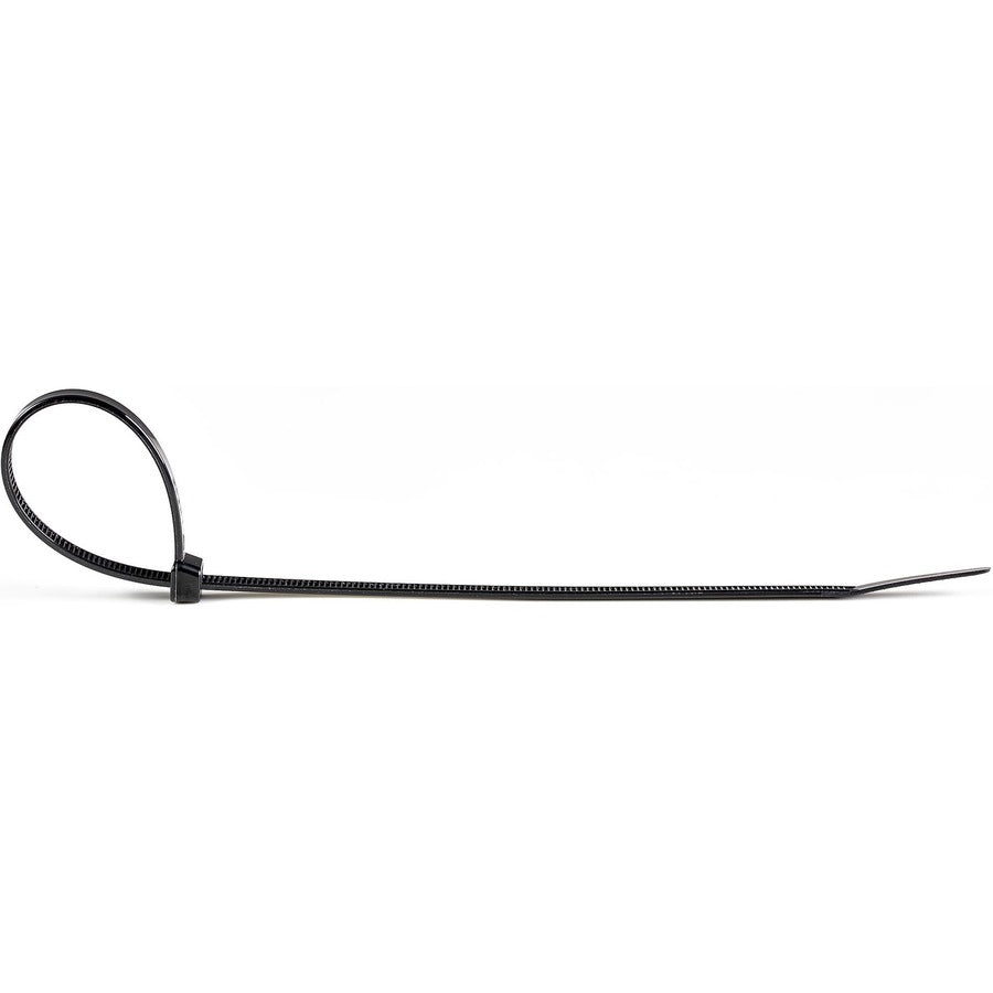 Alternate-Image2 Image for StarTech.com 10"(25cm) Cable Ties, 2-5/8"(68mm) Dia, 50lb(22kg) Tensile Strength, Nylon Self Locking Ties, UL Listed, 100 Pack, Black