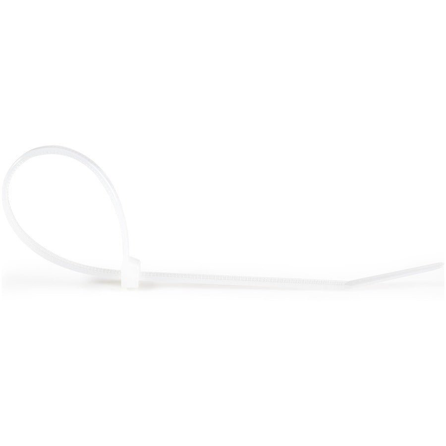 Alternate-Image2 Image for StarTech.com 10"(25cm) Cable Ties, 2-5/8"(68mm) Dia, 50lb(22kg) Tensile Strength, Nylon Self Locking Ties, UL Listed, 100 Pack, White