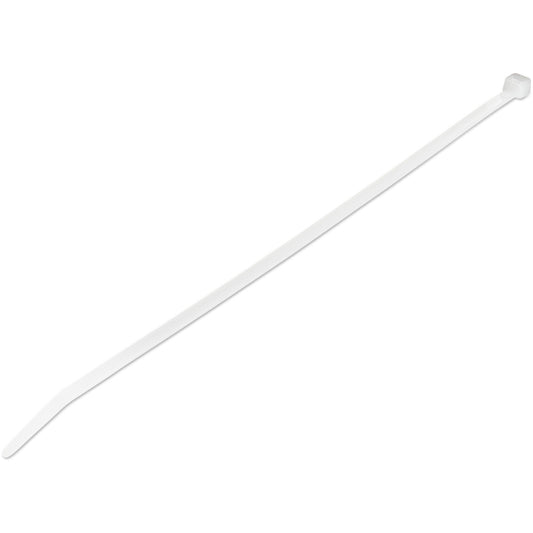 Main Image for StarTech 10"(25cm) Cable Ties, 2-5/8"(68mm) Dia, 50lb(22kg) Tensile Strength, White Nylon Self Locking Ties, UL Listed, 1000 Pack, TAA