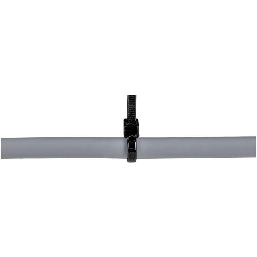 Alternate-Image3 Image for StarTech.com 4"(10cm) Cable Ties, 7/8"(22mm) Dia, 18lb(8kg) Tensile Strength, Nylon Self Locking Zip Ties, UL Listed, 100 Pack, Black