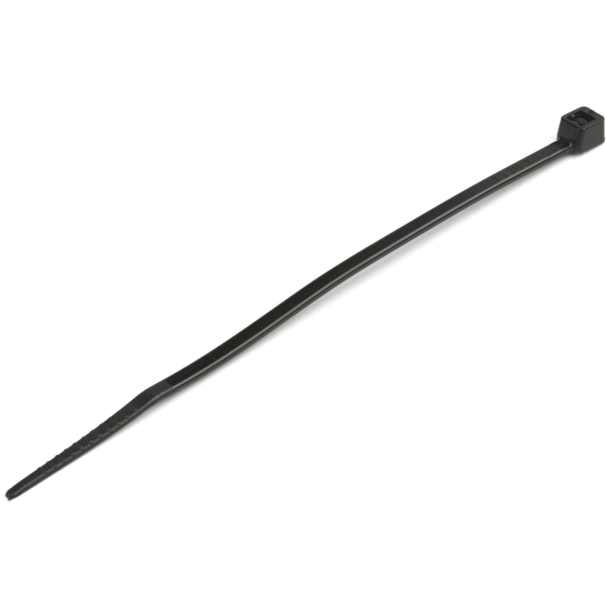 Main Image for StarTech.com 4"(10cm) Cable Ties, 7/8"(22mm) Dia, 18lb(8kg) Tensile Strength, Nylon Self Locking Zip Ties, UL Listed, 1000 Pack, Black