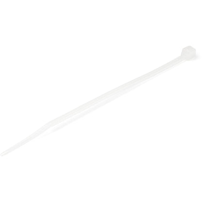 Main Image for StarTech.com 4"(10cm) Cable Ties, 7/8"(22mm) Dia, 18lb(8kg) Tensile Strength, Nylon Self Locking Zip Ties, UL Listed, 100 Pack, White