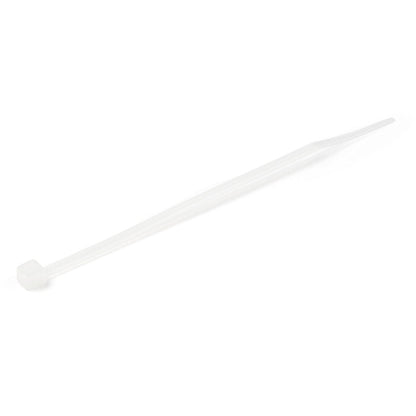 Alternate-Image1 Image for StarTech.com 4"(10cm) Cable Ties, 7/8"(22mm) Dia, 18lb(8kg) Tensile Strength, Nylon Self Locking Zip Ties, UL Listed, 100 Pack, White
