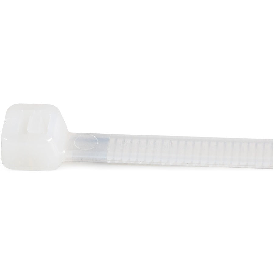 Alternate-Image1 Image for StarTech.com 8"(20cm) Cable Ties, 2-1/8"(55mm) Dia, 50lb(22kg) Tensile Strength, Nylon Self Locking Zip Ties, UL Listed, 100 Pack, White