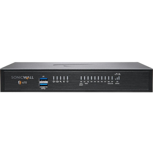 Main Image for SonicWall TZ670 Network Security/Firewall Appliance