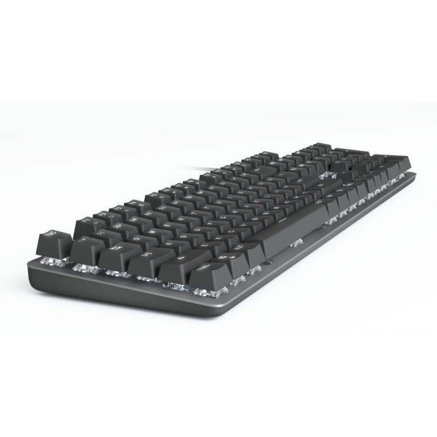 Alternate-Image1 Image for Logitech K845 Mechanical Illuminated Corded Aluminum Keyboard (TTC Brown) - Brown Box